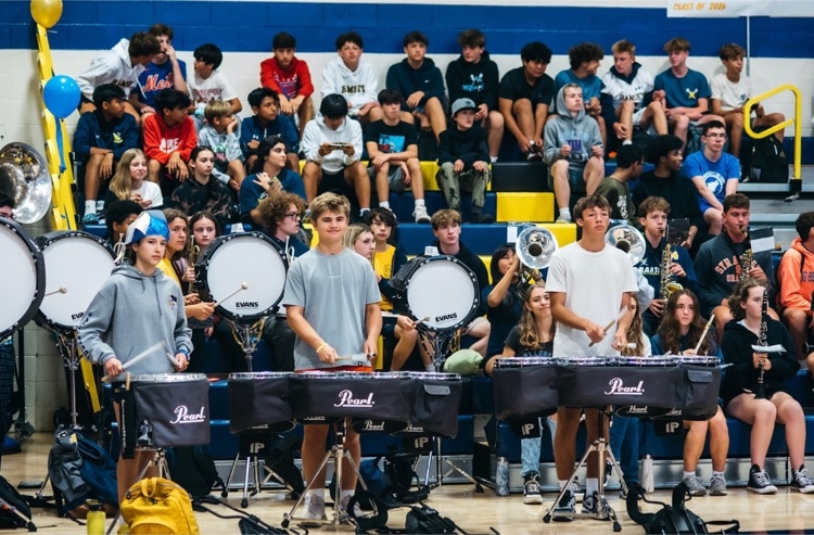 band in pep rally