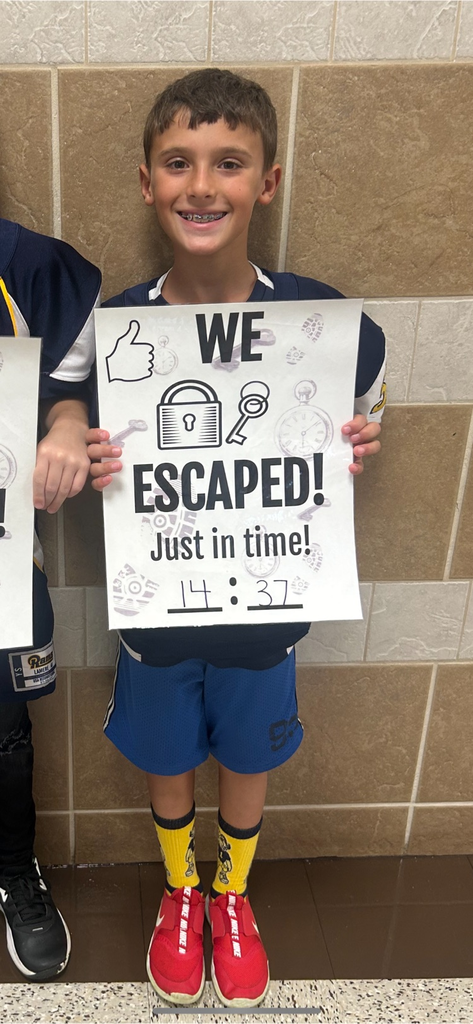 They escaped just in time!